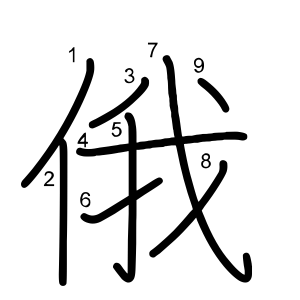 俄