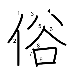 俗