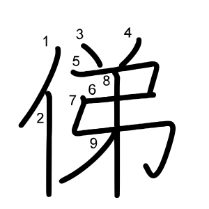 俤