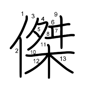 傑