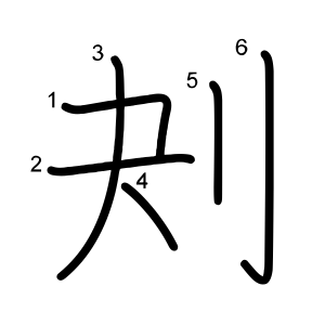 刔