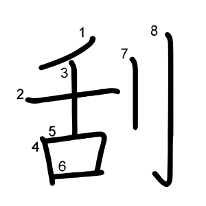 刮