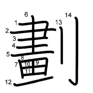 劃