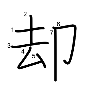 却