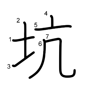 坑