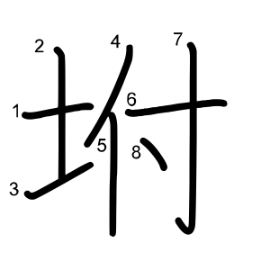 坿