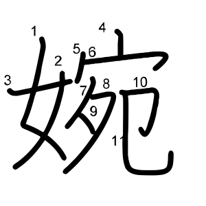 婉