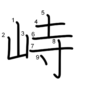 峙