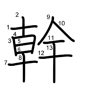 幹
