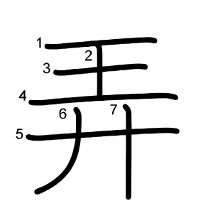 弄