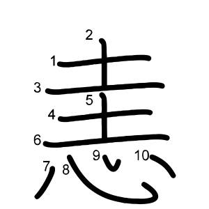 恚