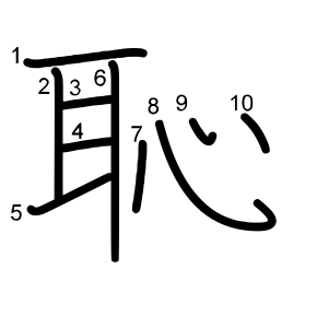 恥