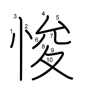 悛