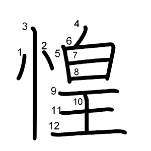 惶