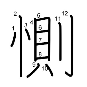惻