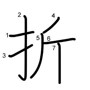 折
