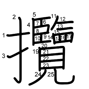 攬