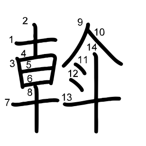 斡