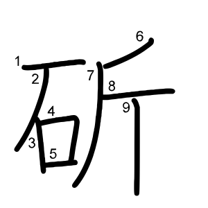 斫
