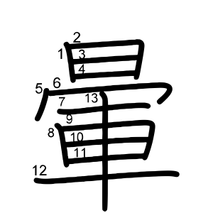暈