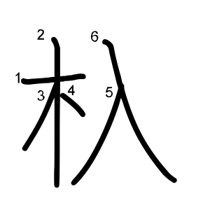 杁