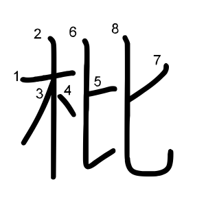枇