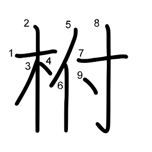 柎
