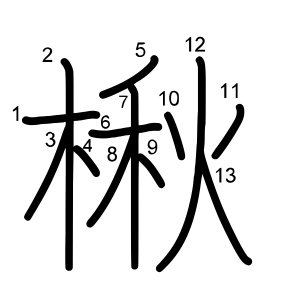 楸