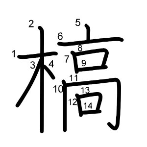 槁