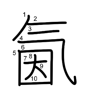 氤