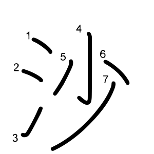 沙