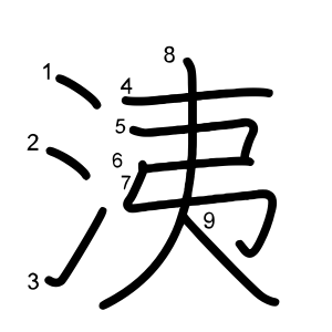 洟