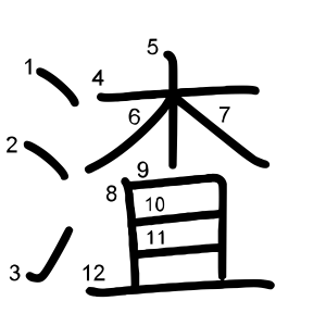 渣