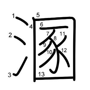 溷