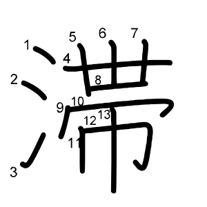 滞