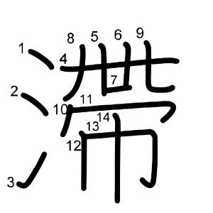 滯