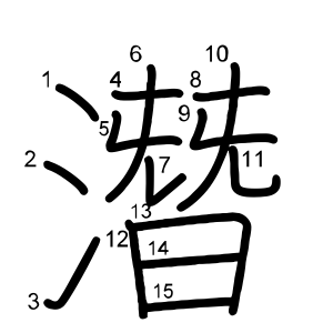 潛