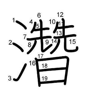 濳