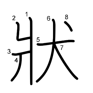 狀