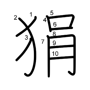 狷