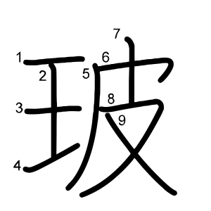 玻