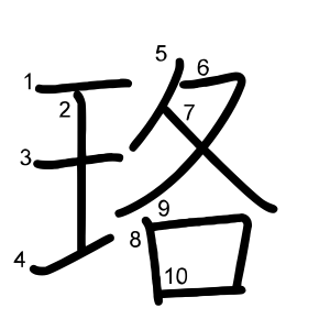 珞