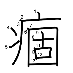 痼