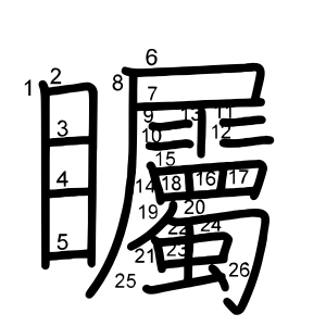 矚