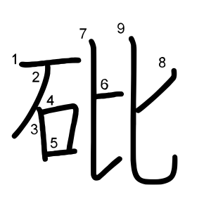 砒