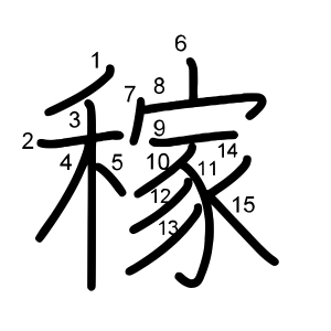 稼