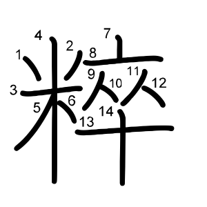 粹
