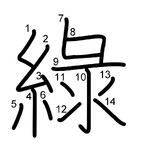 綠