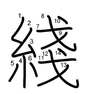 綫