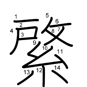 綮